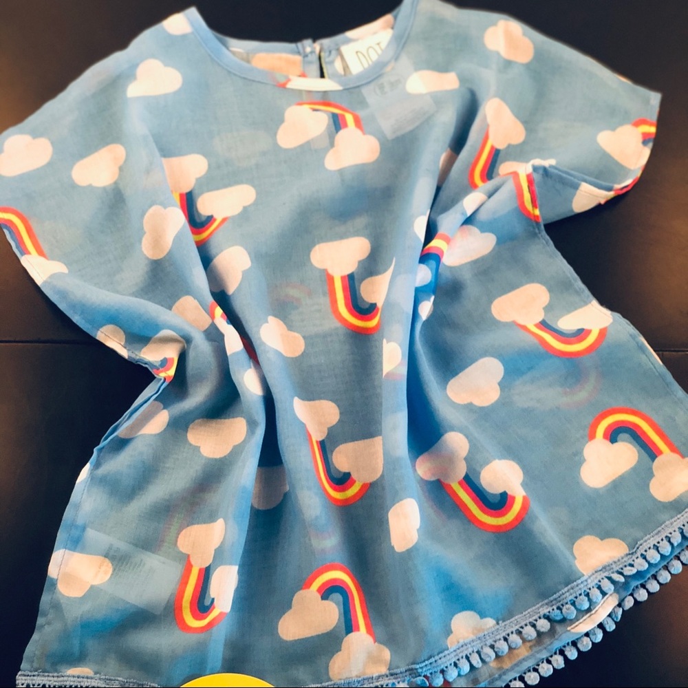 NWT - DOT Aus Rainbow Swim Coverup - Girls 12 mo